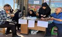 ارائه خدمات رایگان سلامت در بازار هفتگی منجیل به مناسبت هفته ملی جمعیت